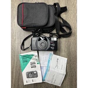 Canon Sure Shot 85 Zoom 35mm Film Point & Shoot Camera Tested W/Battery + Manual